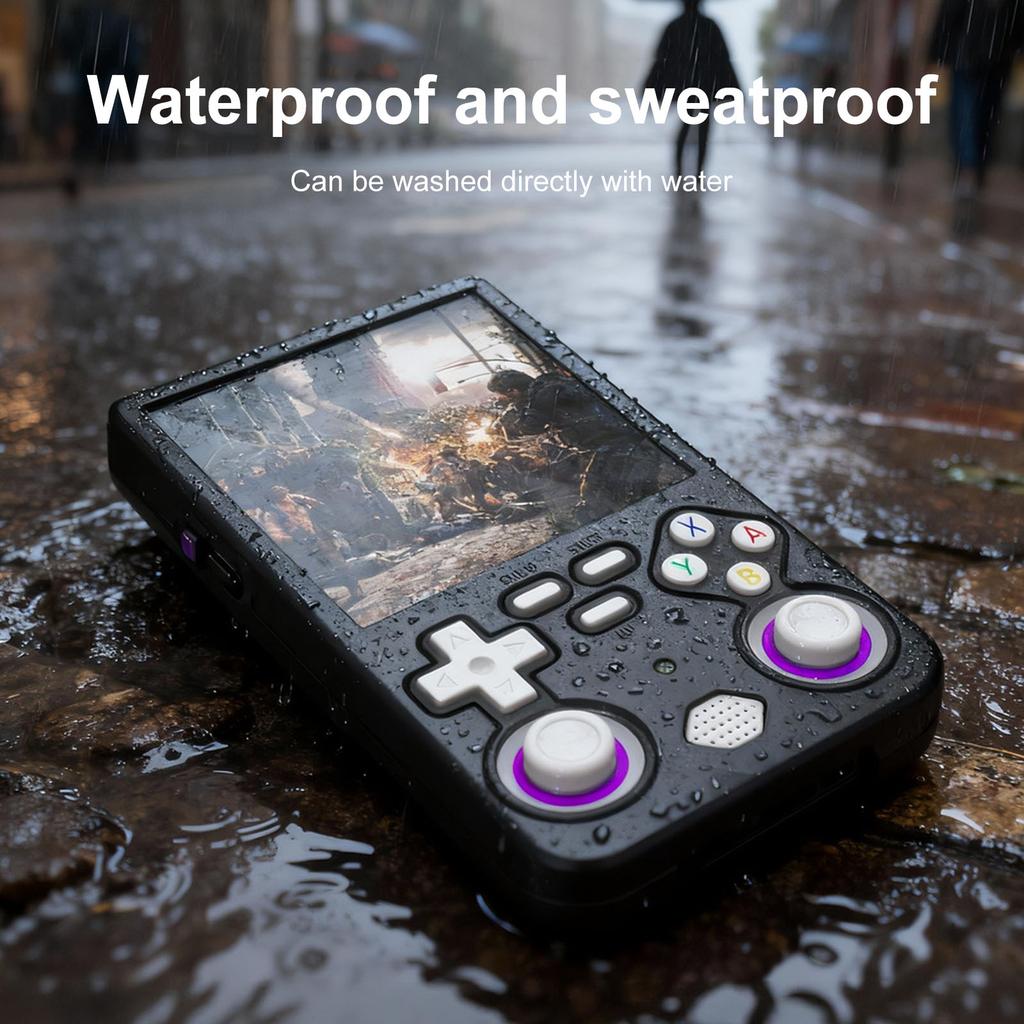 For R36 Ultra Soft Silicone Rubber Skin Cover Retro Handheld Game Console Back Case for R36 Ultra Protector Accessories
