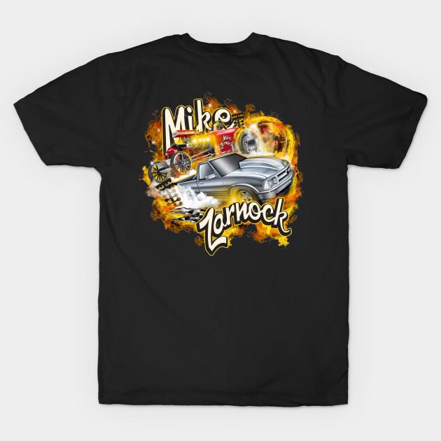 

Men Black Print T-shirt Mike Zarnock S10 Madness On Back Of No-Cut Transfer Paper Print Cotton Tshirt S чорний