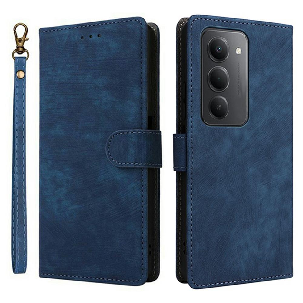 For Xiaomi Redmi 15 5G (Global) (169mm) Case Wallet RFID Blocking PU Leather Phone Cover Stand with Strap