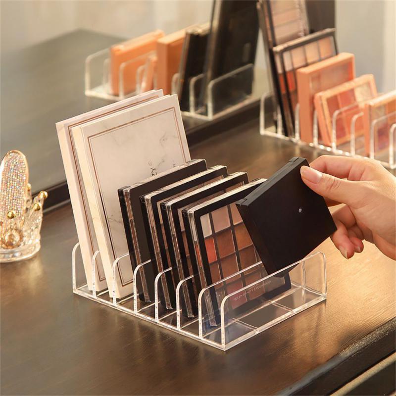 Compact Eyeshadow Palette Organizer Display Tray Storage Box Cosmetics Makeup Rack Holder Drawer Organizer 7 Grid