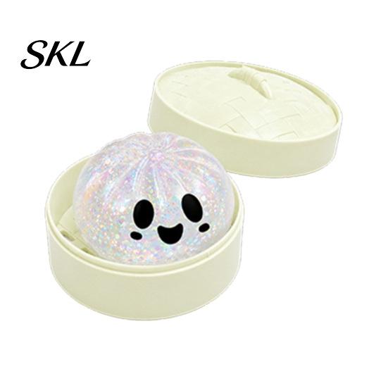 Calming Fidget Toy Halloween Dumpling Squeeze Toy, Pumpkin Ghost Bat Steamed Bun Sensory Anxiety Relief for Stress Relief, Ball Party Favors