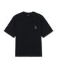 Emelbi Monogram Gradient Monotive Semi-Oversized Short Sleeve T-Shirt La (Black)