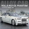 1:18 Rolls Royce Phantom Luxusauto Legierung Druckguss Metallmodell Ton & Licht Rückziehspielzeug Trendiges Ornament Geburtstagsgeschenk Für Jungen