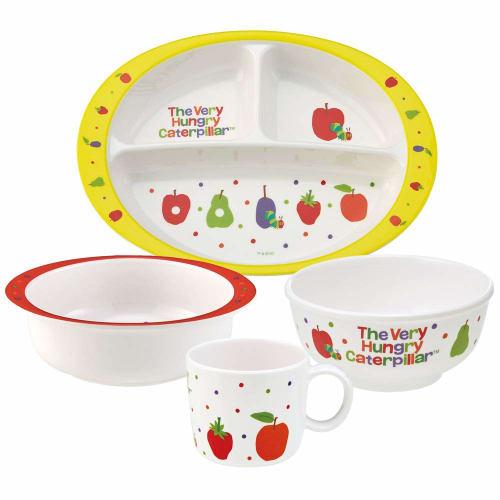 Skater Bowl Melamine Rice Bowl 240ml The Very Hungry Caterpillar Fruit M320