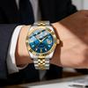 VA VA VOOM Herren Luxus Quarz Uhr Business Edelstahl Uhr mit Tag und Datum Anzeige Lässige Wasserdichte Uhren mit Werkzeug und Etui
