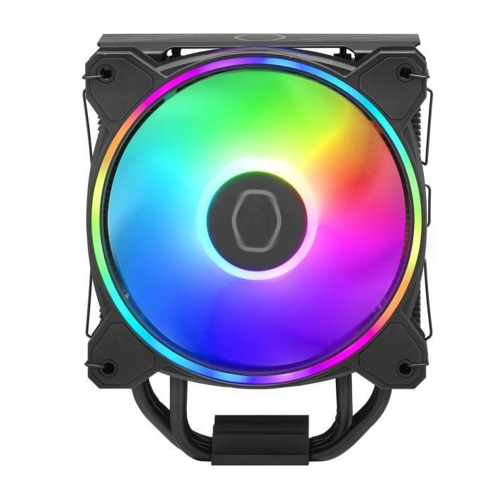 Cooler master - hyper 212 halo black argb - ventirad - tdp 180w - 120 mm