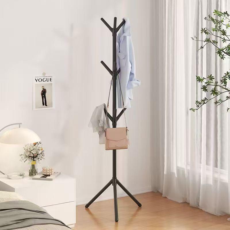 Multifunctional Floor-Standing Coat and Clothes Rack with Storage Shelf