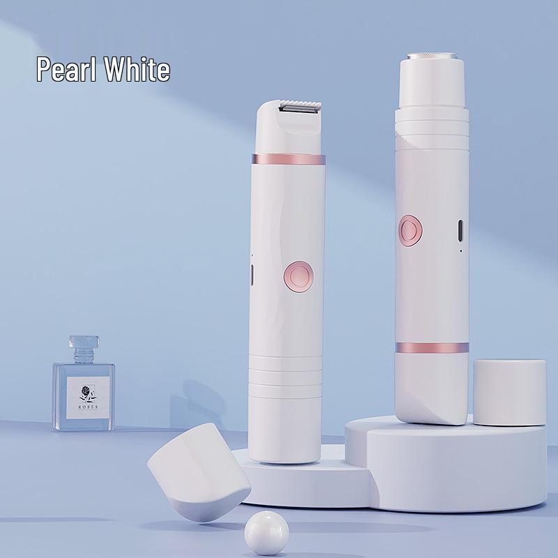 Dual-Head Electric Shaver for Painless Hair Removal - Suitable for Men, Women, Students, Pubic and Armpit Hair. Double-Headed Razor
