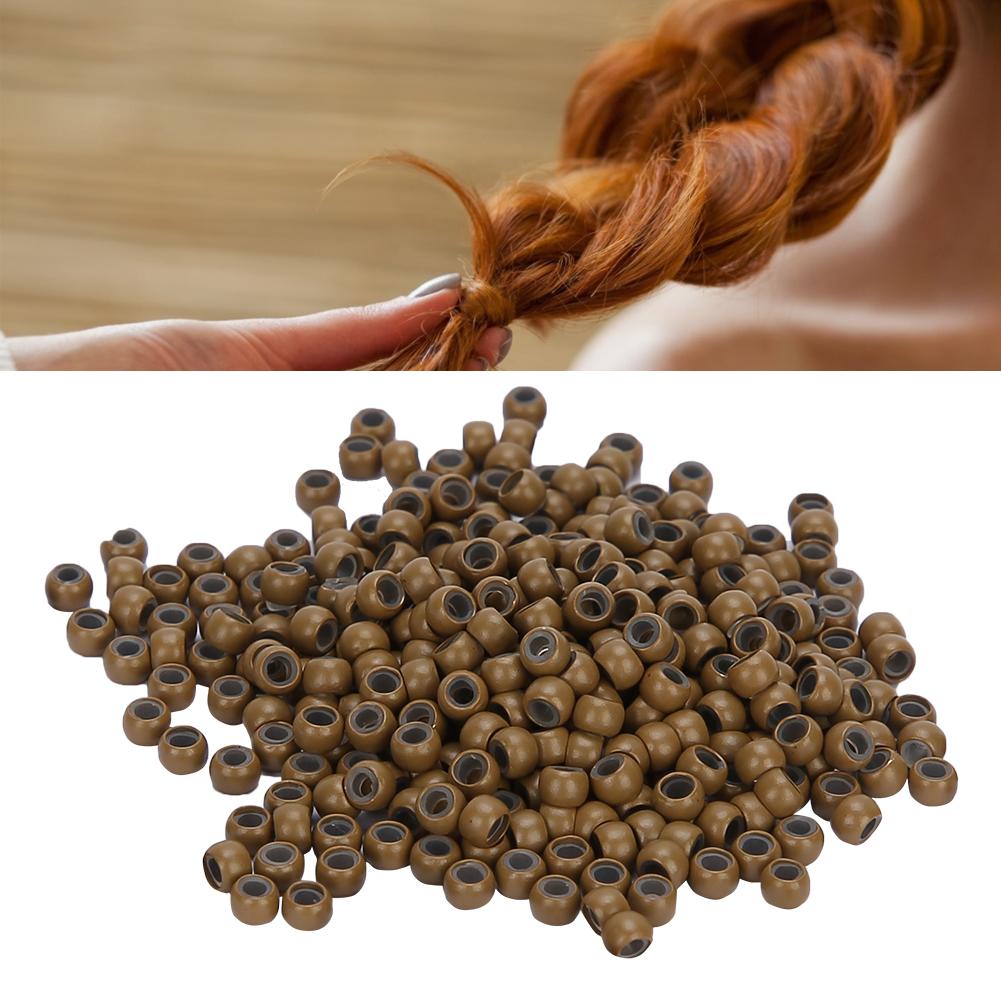 1000pcs Silicone Micro Links Rings Beads Small Comfortable Hair Extension Tool8#