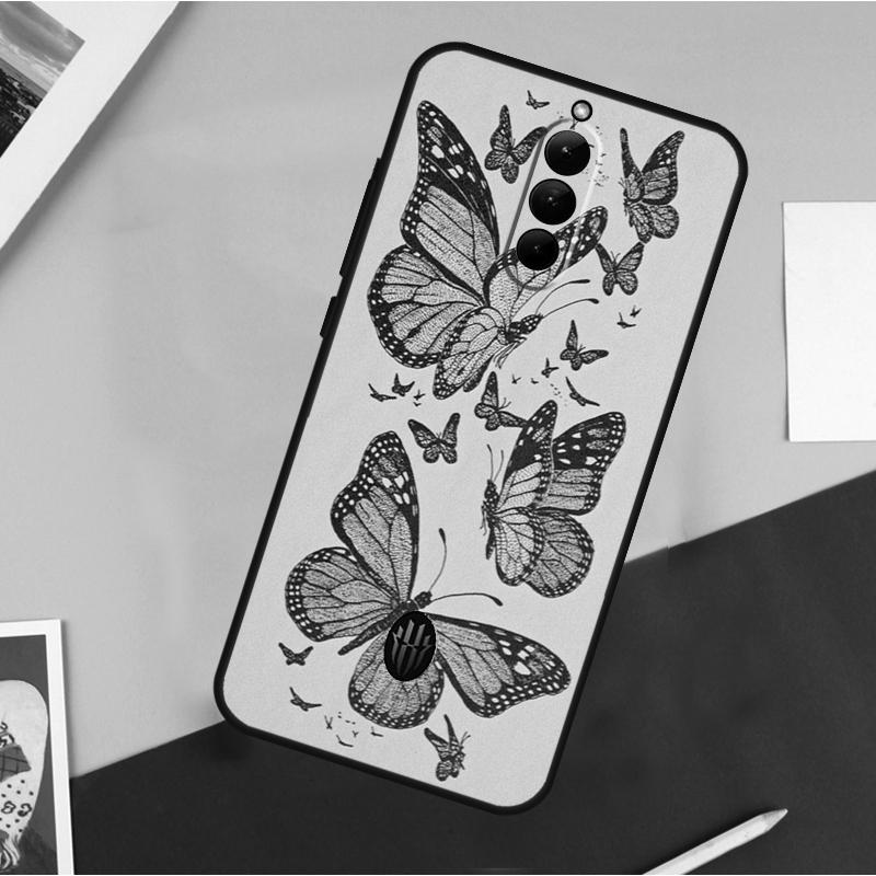 Cute Butterfly Case For ZTE Nubia Red Magic 11 Pro 9 8 8S 9S 10S 10 Pro Plus 6R 6 7 6S 7S Pro 10 Air Cover