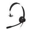 2.5mm Telephone Headset Noise Reduction Unilateral Elbow Plug Customer Service Earphone with Mic