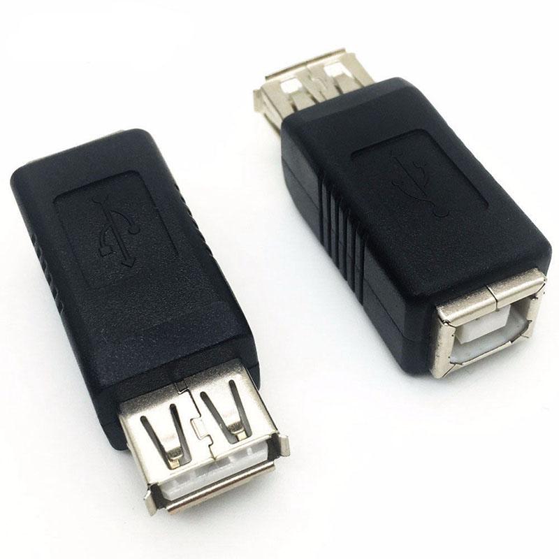 USB 2.0 Typ A Buchse auf Typ B Stecker Drucker Scanner Adapter Konverter Anschluss