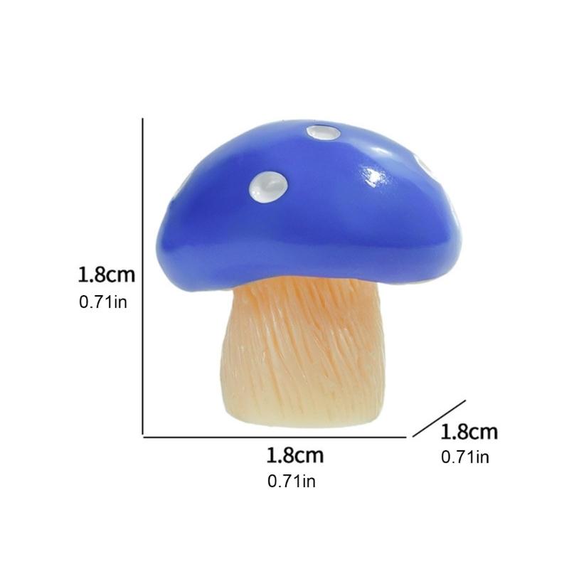 Resin Mushrooms for Outdoor and Indoor Use for Home Decoration Garden Projects Weather Resistant Miniature Ornaments