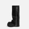 Hong Kong Sweet Cool High Trouser Boots Women's 2025 Autumn New Models But Knee Small Thick-soled Heightening Boots British
