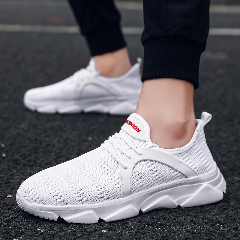 Men's Sneakers Summer Mesh Breathable Running Shoes Comfortable Lightweight Sports Shoes Men's Casual Shoes Large Size 39-46
