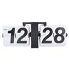 Digital Flip Down Clock 12H Vintage Automatic Mechanical Flip Desk Clock for Home Office Decor