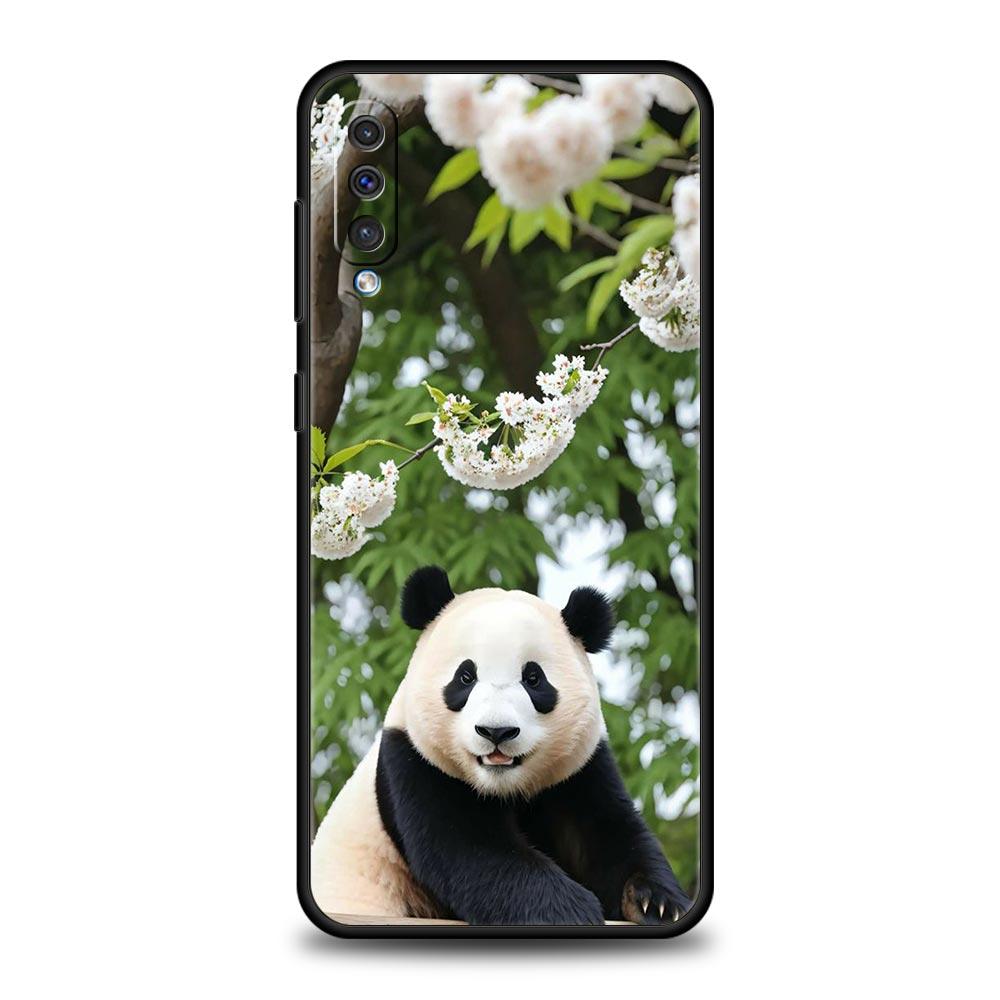 Fubao Panda Phone Case For Samsung A26 A36 A56 A54 A52 A50 A70 A40 A20S A12 A14 A16 A22 A24 A42 A34 A32 5G A04s A06 5G Cover