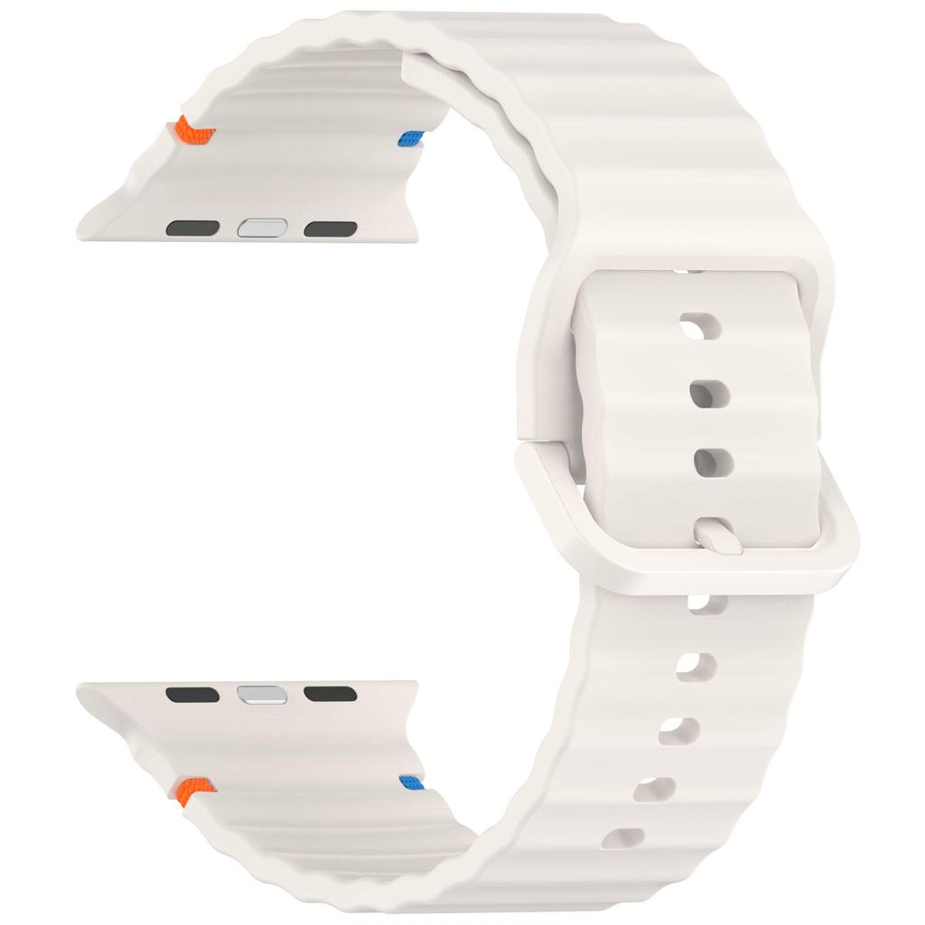 Silicone Strap for Apple Watch Ultra Band 49mm 46mm 45mm 42mm 44mm 40mm 41mm Correa Bracelet Belt iWatch Series 10 9 8 6 7 5 SE