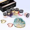 Metallic Pigment Powder 4 Colors Fine Resin Pigment Powder Each Bottle 20g Resin Color Pigment for Epoxy Resin Coloring