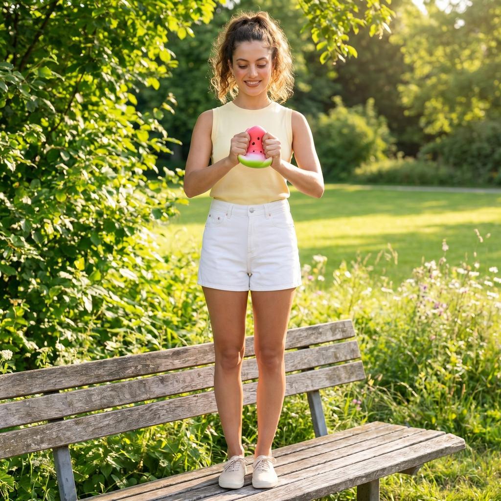 Summer-Themed Realistic Watermelon  Toy (Stress Reliever)