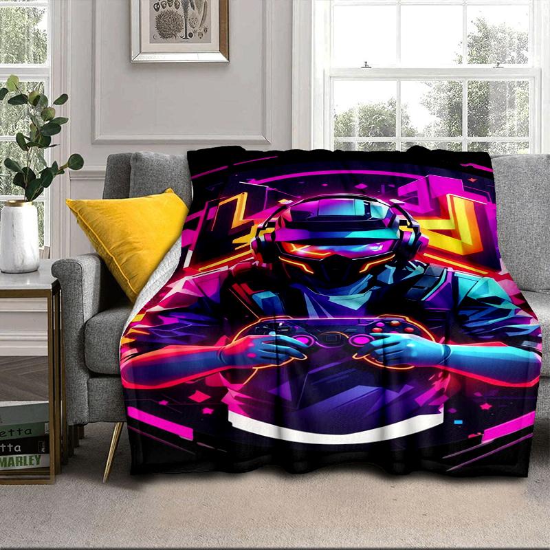 Cyberpunk Gaming Hero Blanket Flannel Blanket Throw Blanket Sofa Cover Blanket Soft Premium Blanket Picnic Blanket Tv Blanket Gifts