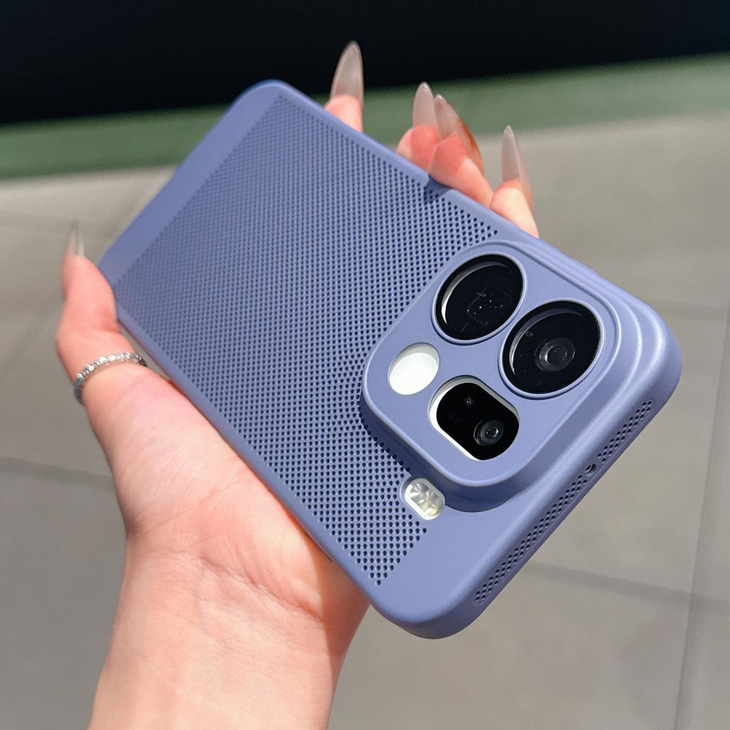 Für OPPO Find X9 Pro Hitzableitung Harte Handyhülle für OPPO Find X 9 FindX9pro Kühlende Wabenstruktur PC-Abdeckung Hüllen Schale