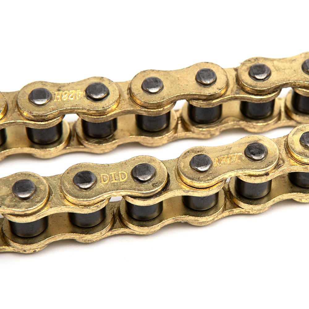 Universal Motorcycle Oil Seal Silent Chain O-ring 428 Chains 136 Chain Links For Yamaha Kawasaki Suzuki ATV Quad MX Enduro