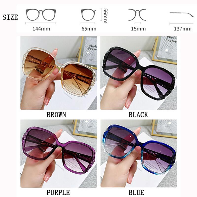 Neue Damen-Sonnenbrille, Trend-Krötenspiegel, modische Sonnenbrille mit großem Rahmen, Urlaubs-Retro-Sonnenbrille