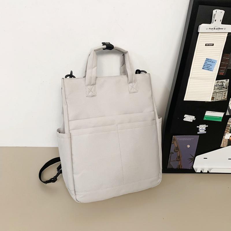 

TS JYL laptop bag,Solid Simple Laptop Bag New Leisure Travel Shoulder Multi Student Bag One size fits all серый