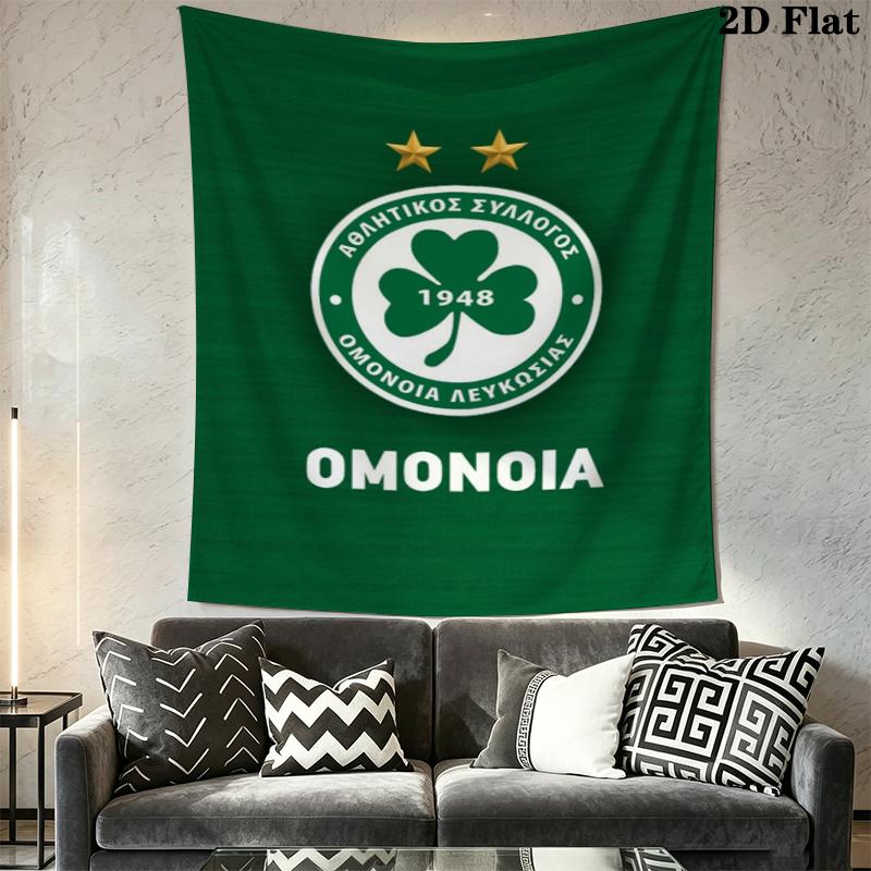 Panathinaikos Football Wall Tapestry Aesthetic Wall Hanging Printed Fabric Blanket Decorative Tapestries for Bedroom Living Room Home Decor