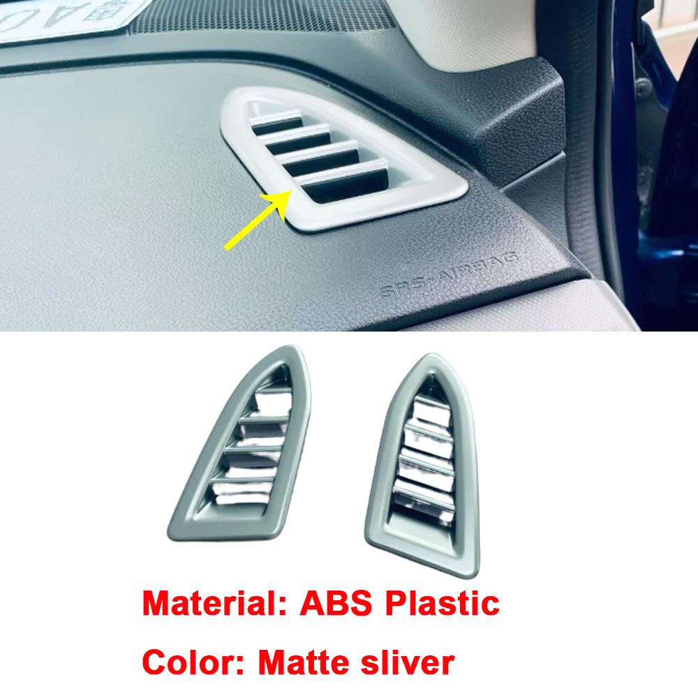 For Subaru Crosstrek XV 2024 2025 ABS Door Handle Water Cup Holder Front Armrest Side Air Vent Outlet Cover Accessory