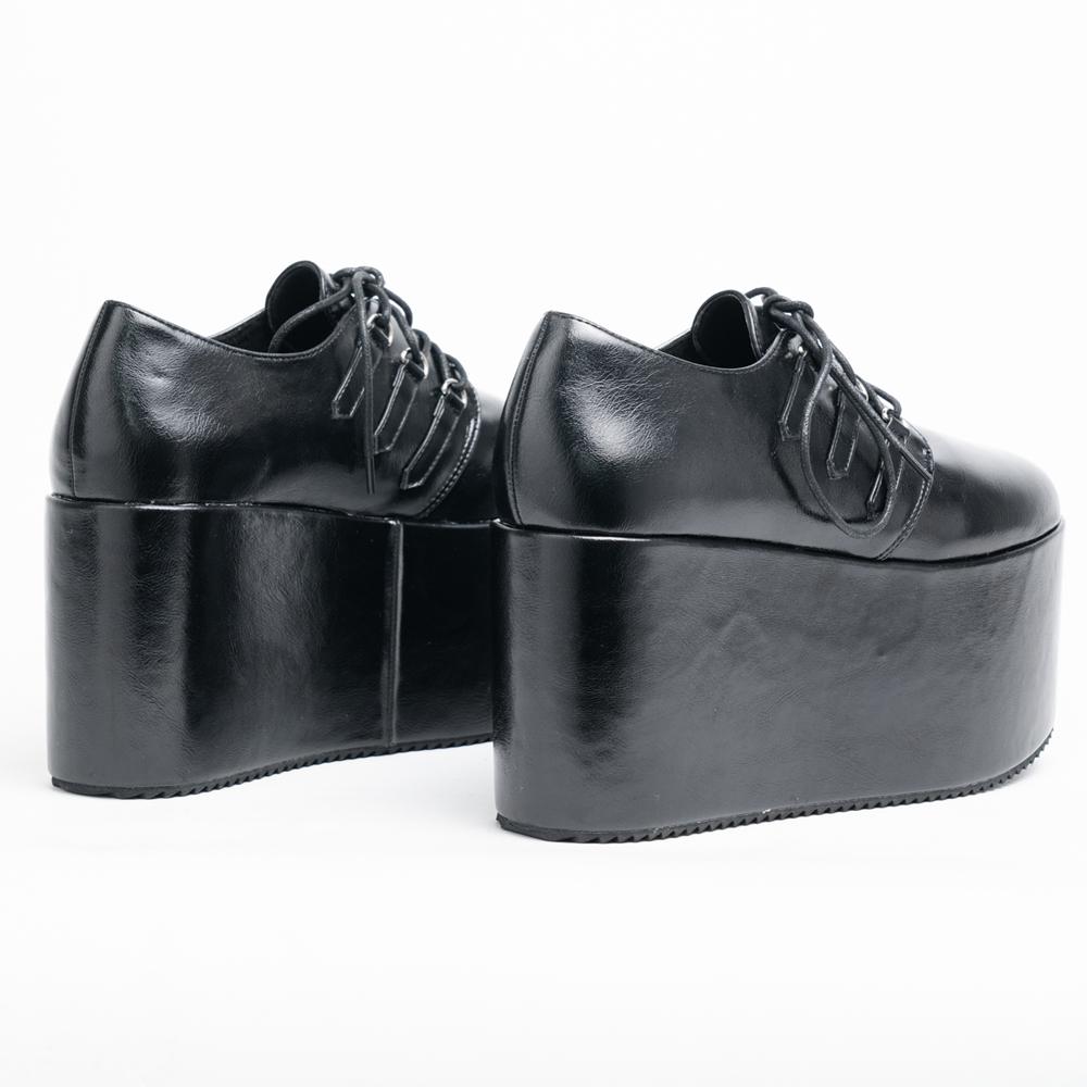 Unisex Extreme 10 cm Tacco Alto Oxford Piattaforma Goth Punk Cyber Gogo Protezione Piede Usura Stagionale