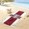 Troy Trojans Print Beach Towel, Large Soft Quick Dry Towel for Beach Camping Swimming