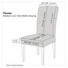 Waterproof Chair Cover Solid Colour Elastic Removable Chair Covers Protector Designed For Living Room Kitchen Area Wedding Dinner Home 11colors