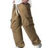 Men's Retro Loose Wide-Leg Jeans Slim Straight Washed Jeans