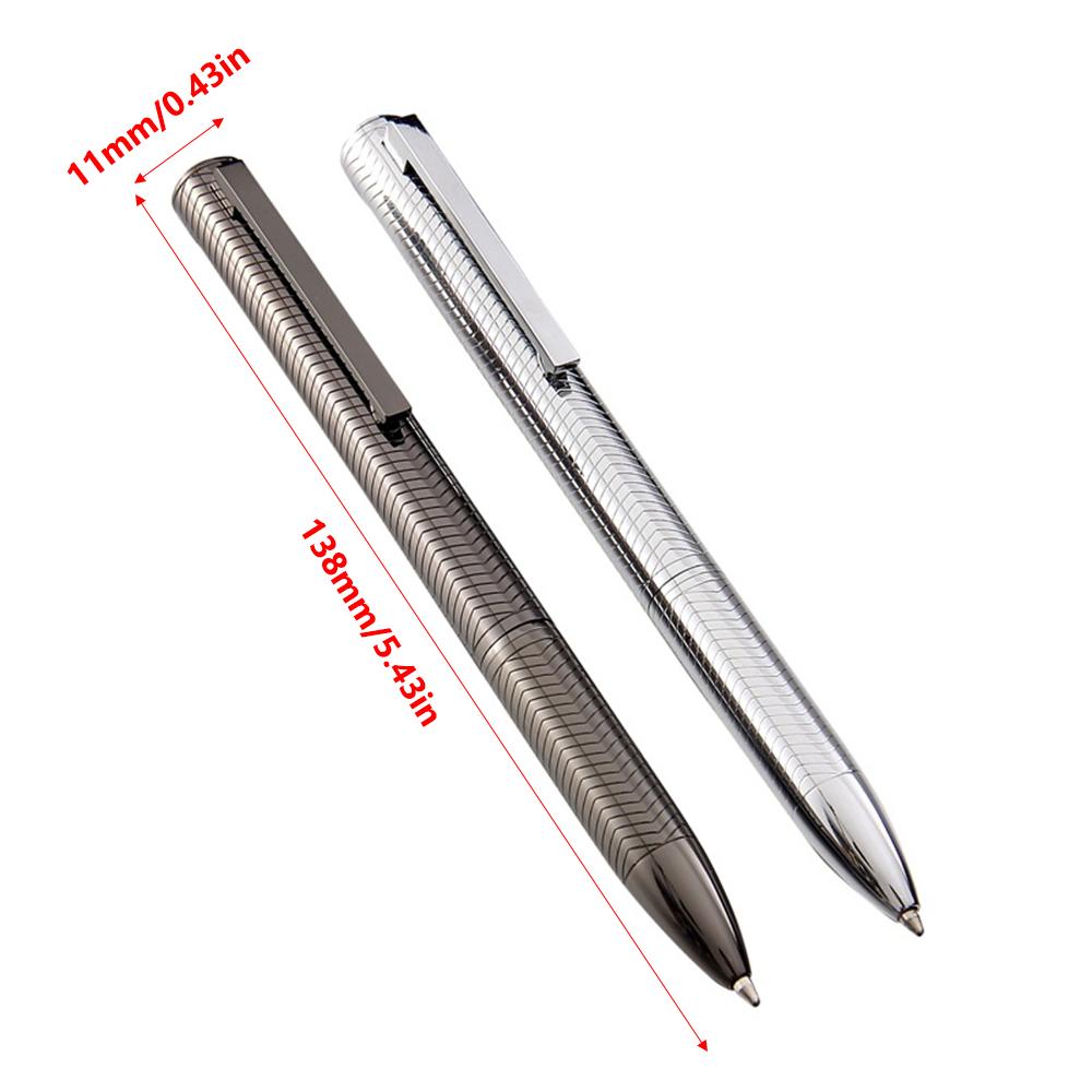 Metal Plated Rotating Ballpoint Pen, Business Advertising Gift, Oil Pen, Ballpoint Pen, Signature Pen, School Office Supplies