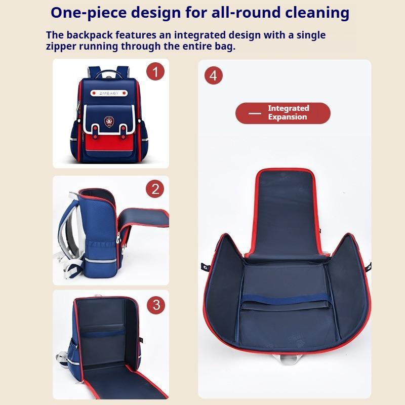 British Style Backpacks for Elementary School Students in Grades 1-3, Lightweight Backpacks for Boys and Girls.