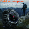 New 1100mAh Large Battery Smart Watch Men Compass LED Flashlight 3ATM Waterproof Bluetooth Call Heart Rate Sports Smartwatch
