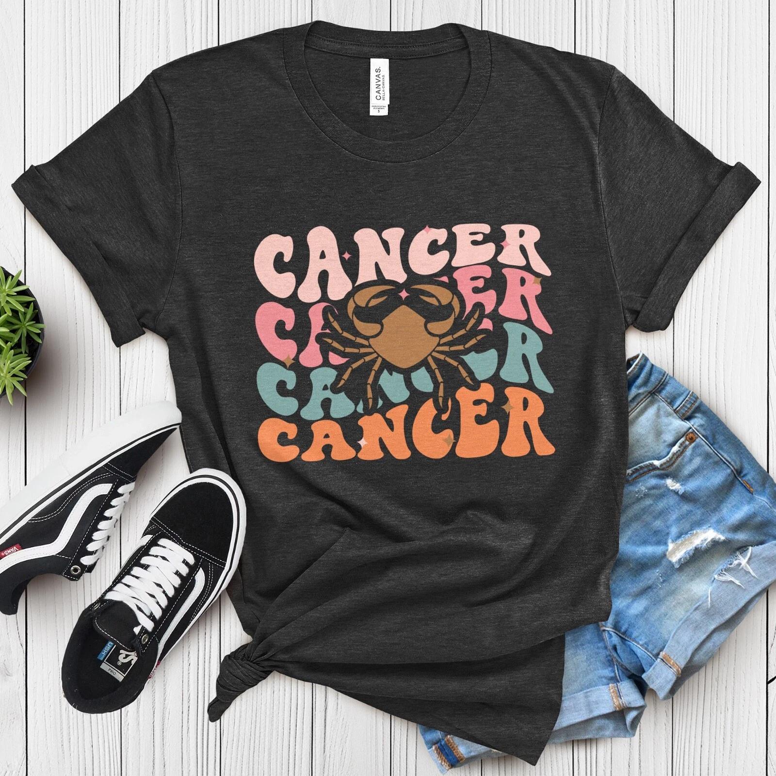 Cancer Birthday Gift | Cancer Zodiac Shirt | Cancer Tee | Cancer Unisex T-Shirt S