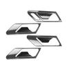 Pro VW Golf 6 MK6 2008-2013 Auto ABS Styl uhlíkových vláken Vnitřní dveře Rukojeť Vytahovací dveře Mísa Rám Kryt Obložení Vnitřní příslušenství