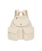 Lmr Floral Logo Light Two-Pocket Backpack Cream