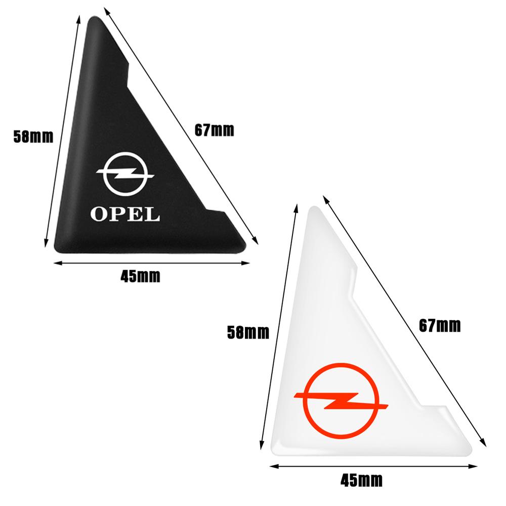 2/4PCS Car Door Corner Cover Anti-Collision Scratch Protector Stickers for Opel Astra H G Insignia Mokka Zafira Corsa Vauxhall
