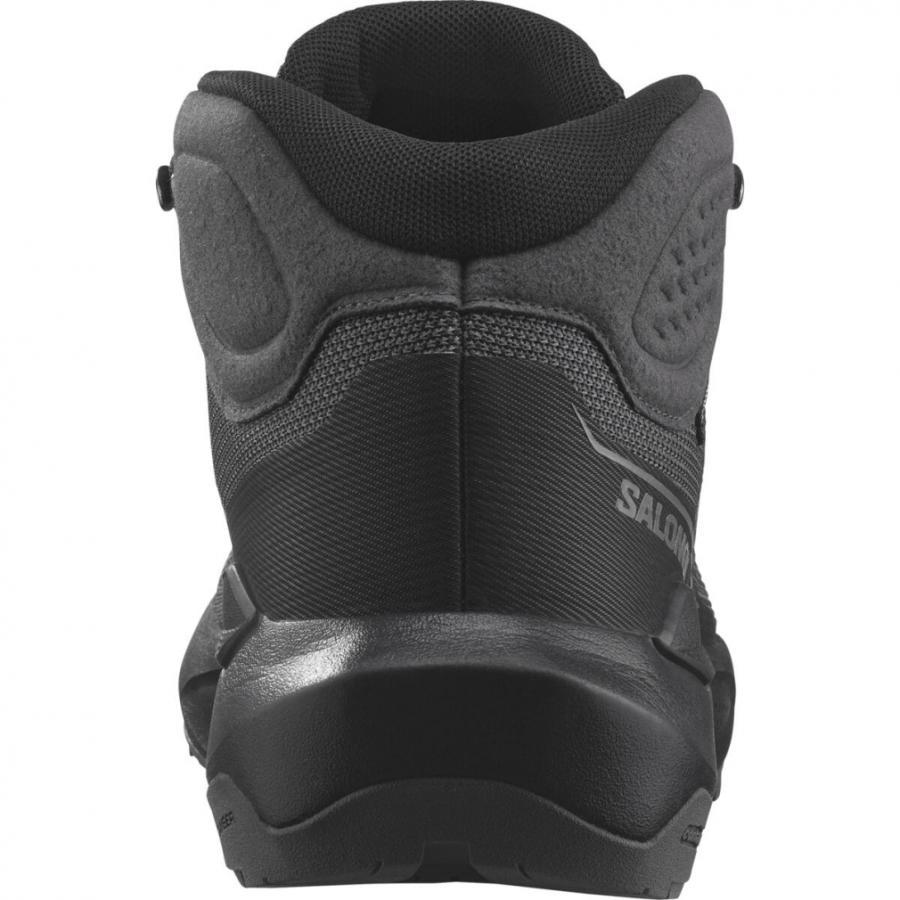 SALOMON Elixir Tour Mid Waterproof Comfortable Versatile Slip-Resistant Durable Outdoor Functional Shoes Women Shoes Black L47578000