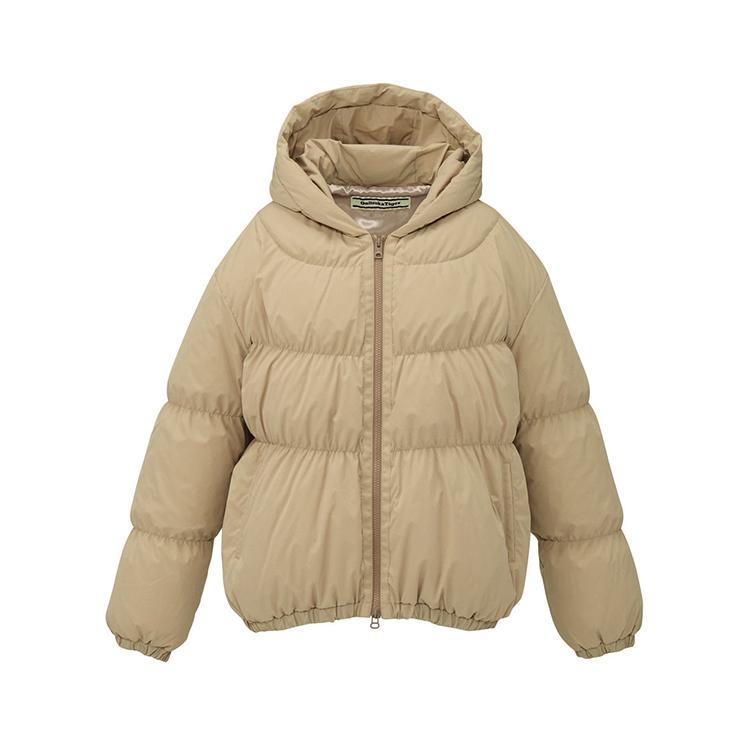 

ONITSUKA TIGER Модная теплая пуховая куртка Ws, пуховик, куртка унисекс, бежевый 2182B560-250 S