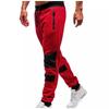 Men's Fashionable Casual Trousers Men's Sweatpants Pocket Zipper Design Sports Trousers