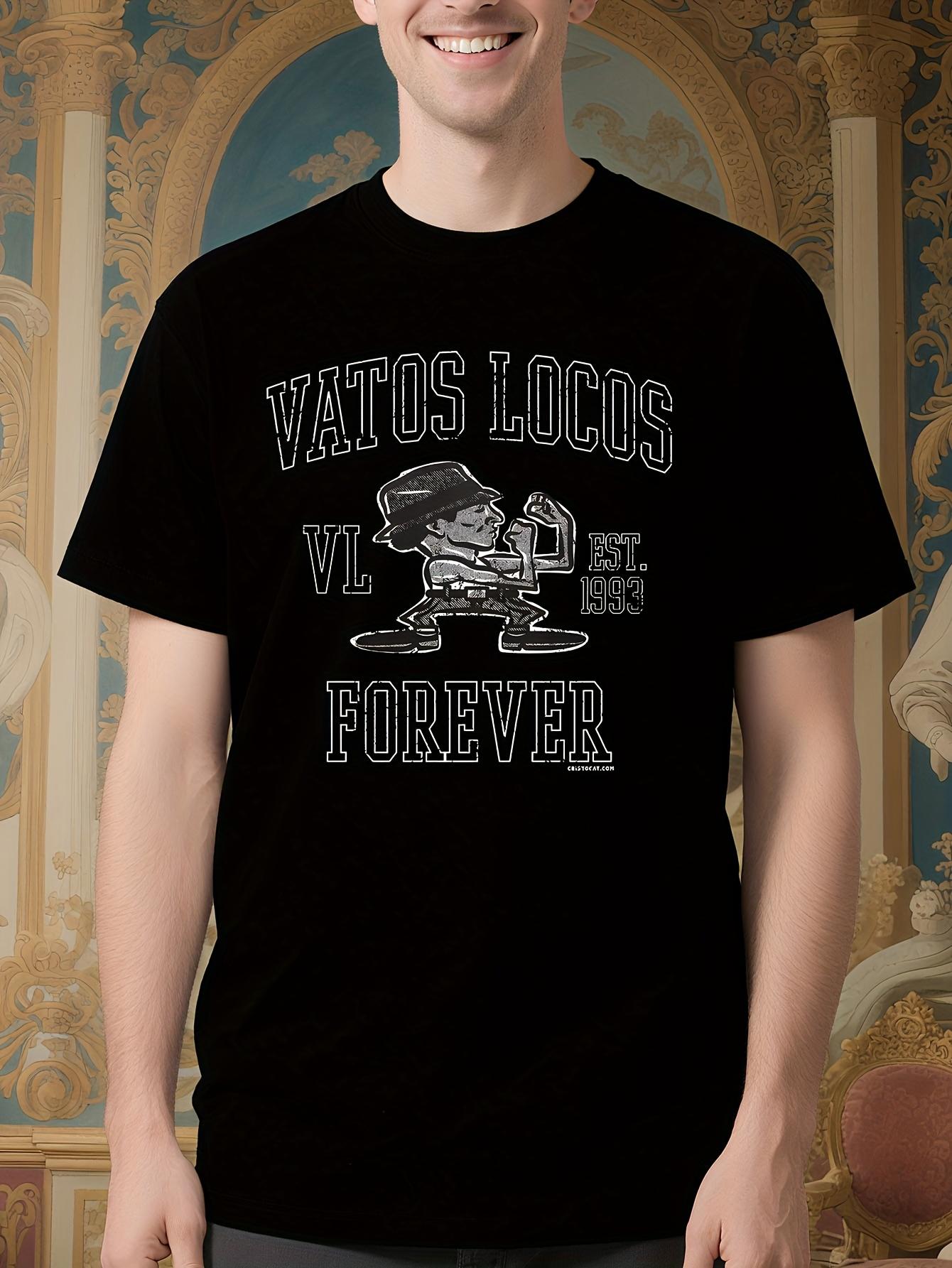 Fighting VL Plus Size Graphic Tshirt - Black Casual Round... S