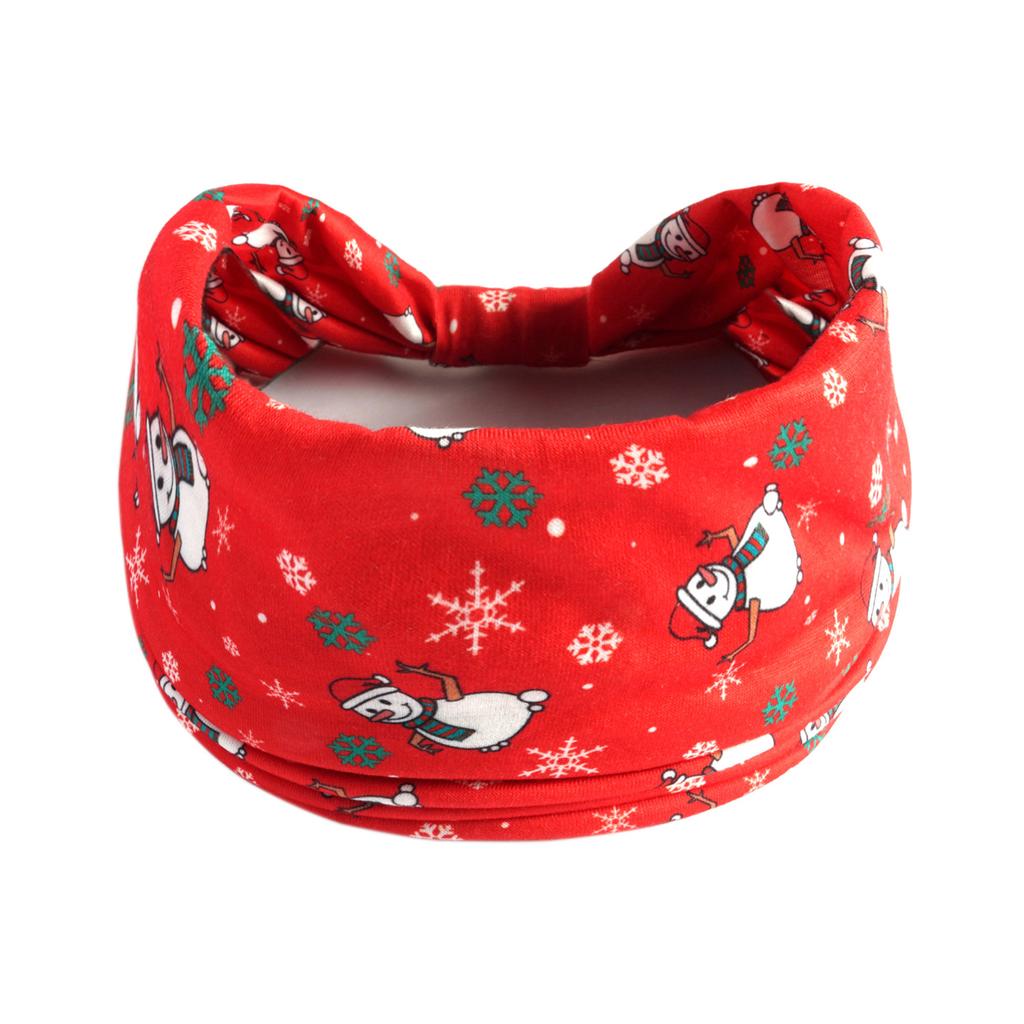 Halloween Christmas Headband Wide Yoga Sports Headband Pumpkin Skull Ghost Holiday Headband Female