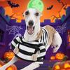 Pet Prisoner Costume Entertaining Festival Outfit Party Wear for Small To Large Cats Dog Masquerade Birthday Celebration