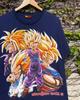 2026 American Retro Animation Dragon Ball Splicing Poster Wind Short-sleeved T-shirt Unisex's and Women's Pure Cotton Short Sleeve