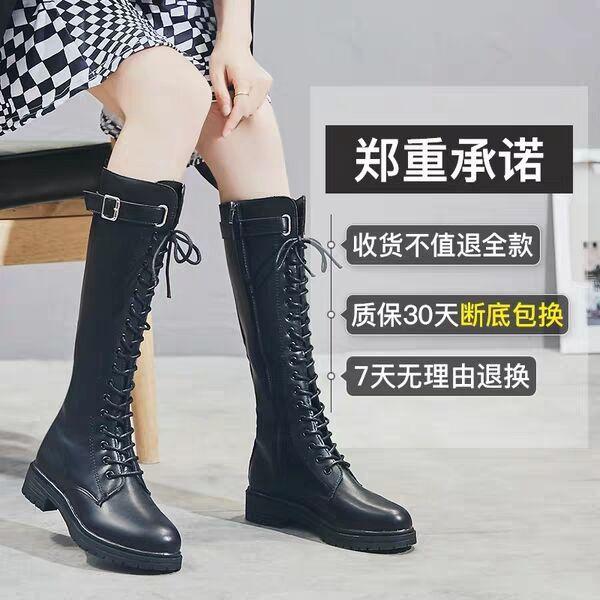 Internet celebrity boots women over the knee thin 2025 autumn and winter new black tall boots small medium boots knight boots